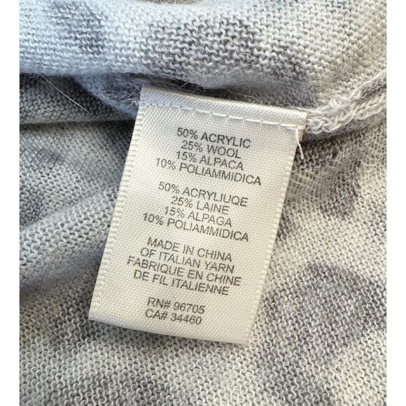 Rebecca Taylor Pullover Flattering Alpaca Print Cheetah Leopard Chic Sweater M - Picture 3 of 8